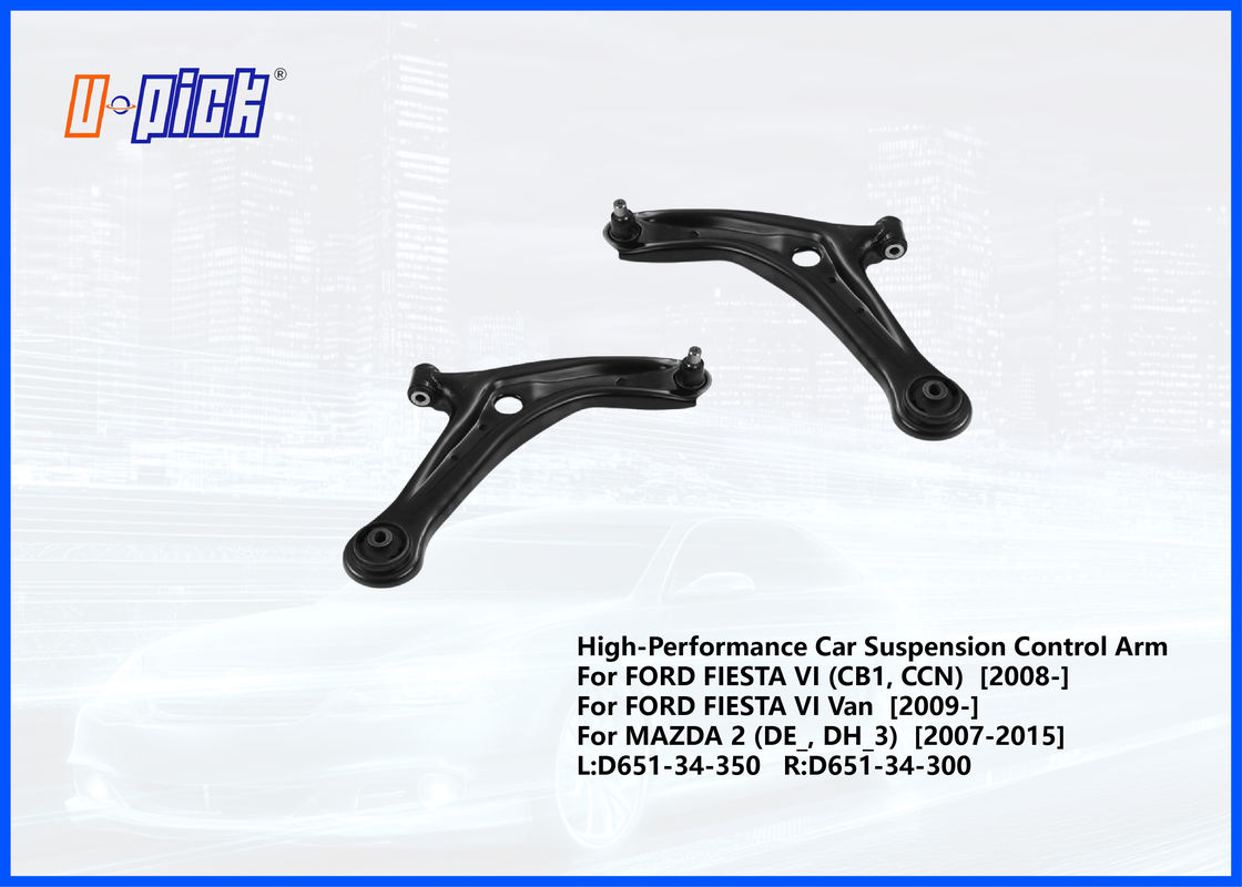 Brazo de control de suspensión de automóviles de alto rendimiento para Ford Fiesta para Mazda 2 L:D651-34-350 R:D651-34-300