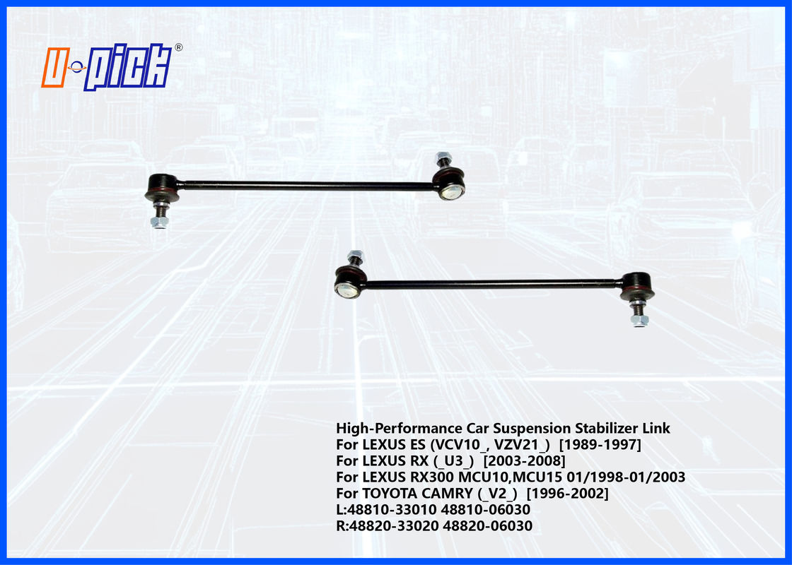 Enlace estabilizador de suspensión de automóviles de alto rendimiento para LEXUS 89-08 CAMRY 96-02 L:48810-33010 48810-06030 R:48820-33020 48820-06030