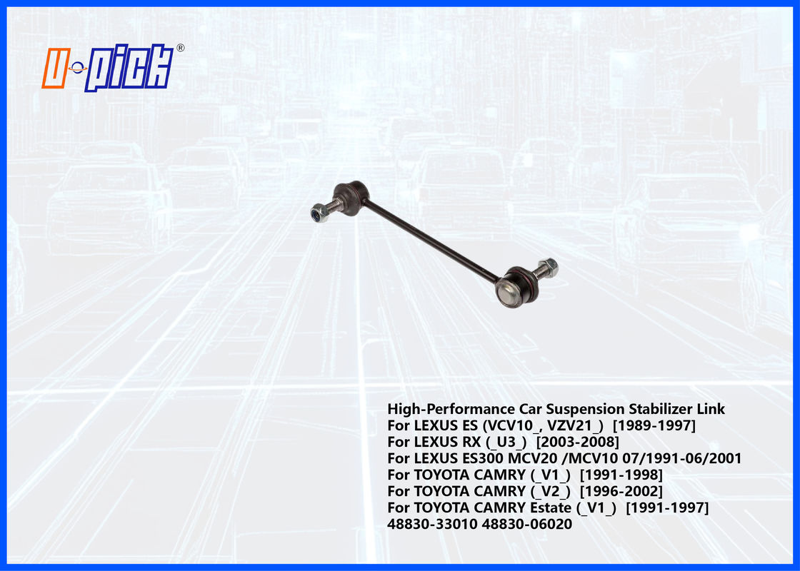 Enlace estabilizador de suspensión de automóviles de alto rendimiento para LEXUS 89-08 TOYOTA CAMRY 91-02 48830-33010 48830-06020